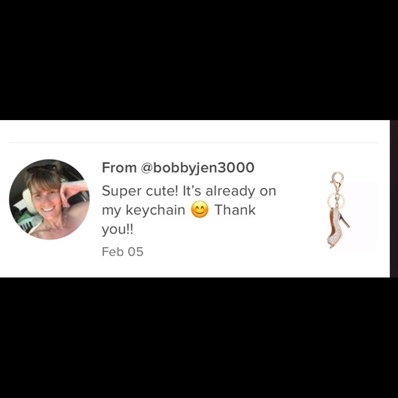 New! Gold High Heel Rhinestone Keychain - Picture 6 of 7